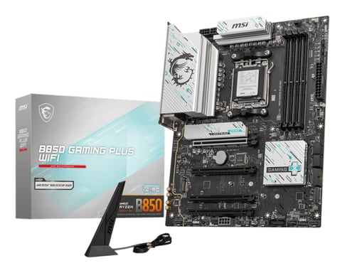 PLACA BASE MSI B850 GAMING PLUS WIFI PCI-E x16 Gen5, M.2 Gen5