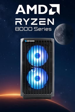 DeepGaming - PC Gaming NÉMESIS AMD Ryzen 7-8700G, 32GB DDR5, Nvidia RTX 5070 12GB, 1TB M.2, WiFi + Bluetooth, Windows 11 Pro