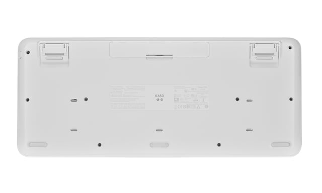 Logitech 920-010971 clavier Bureau Bluetooth QWERTY Espagnole Blanc