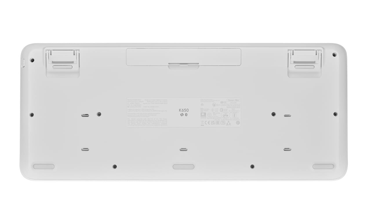 Logitech 920-010971 clavier Bureau Bluetooth QWERTY Espagnole Blanc - Neuf