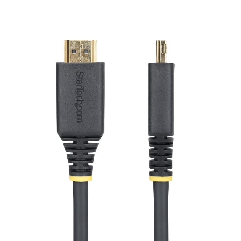 StarTech.com Câble Hdmi Haute Vitesse De 50 Cm Avec Connecteurs À Verrouillage, 4k 60 Hz/1440p 144 Hz, Hdr10/hdcp Noir - vue 3