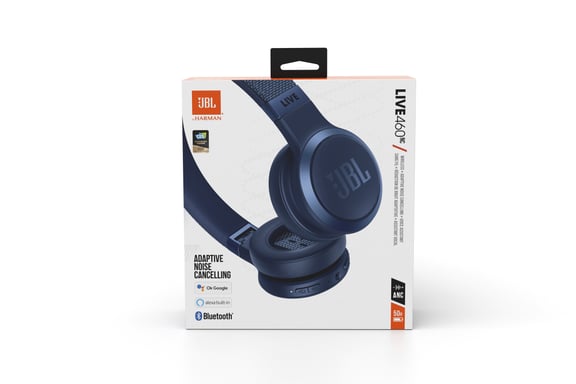 JBL LIVE 460 NC Casques Avec fil &sans fil Arceau Musique USB Type-C Bluetooth Bleu