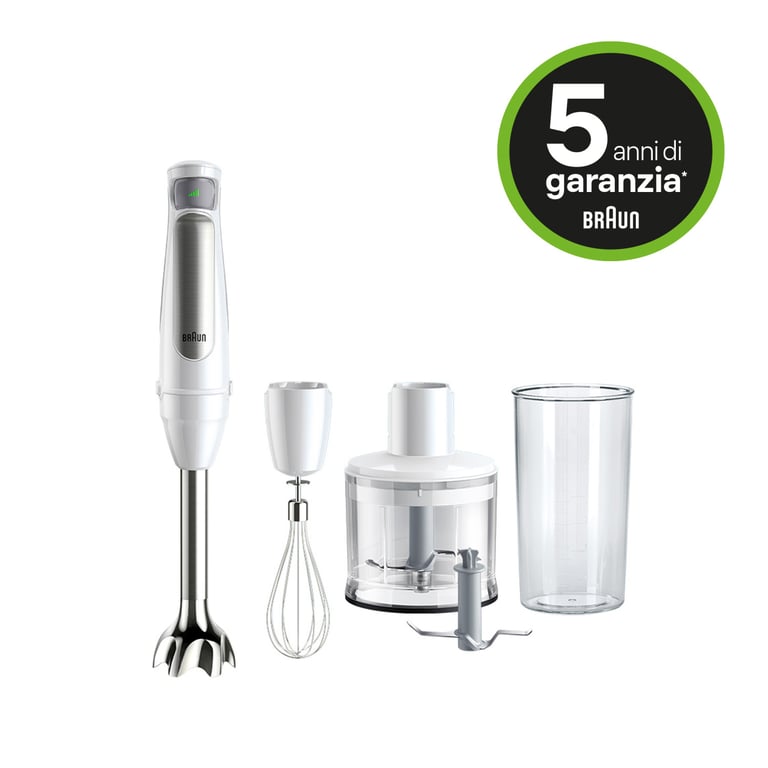 Mixeur Plongeant Braun MQ7035IWH – 1000W, Accessoires Remplaçables - vue 3