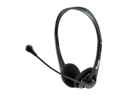 Equip 245305 écouteur/casque Avec fil Arceau Bureau/Centre d'appels USB Type-A Noir