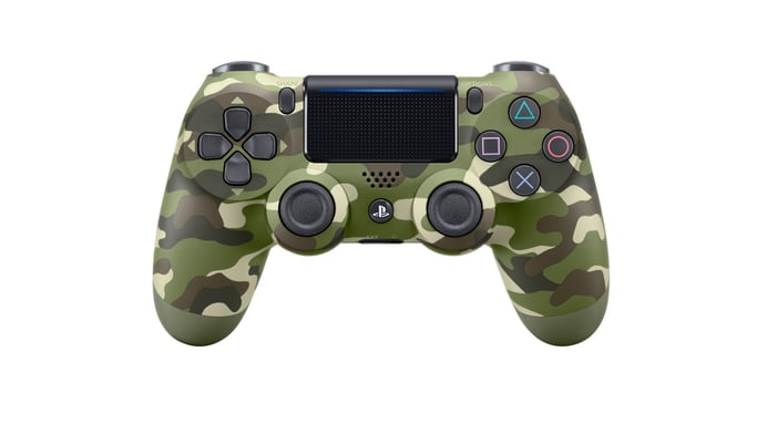 Mando PS4 DualShock 4 Green Camo V2