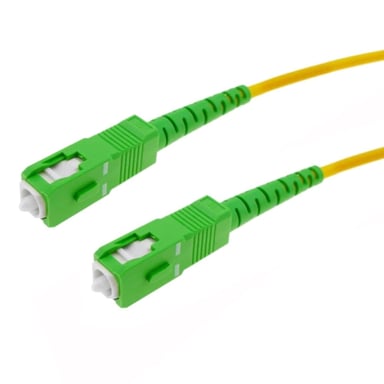 Techly ILWL D9-MA-100TY cable InfiniBand y de fibra óptica 10 m SC SC/APC Amarillo