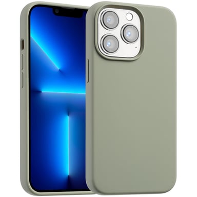 Accezz Coque Liquid Silicone avec MagSafe pour Apple iPhone 13 Pro - Cooper Green