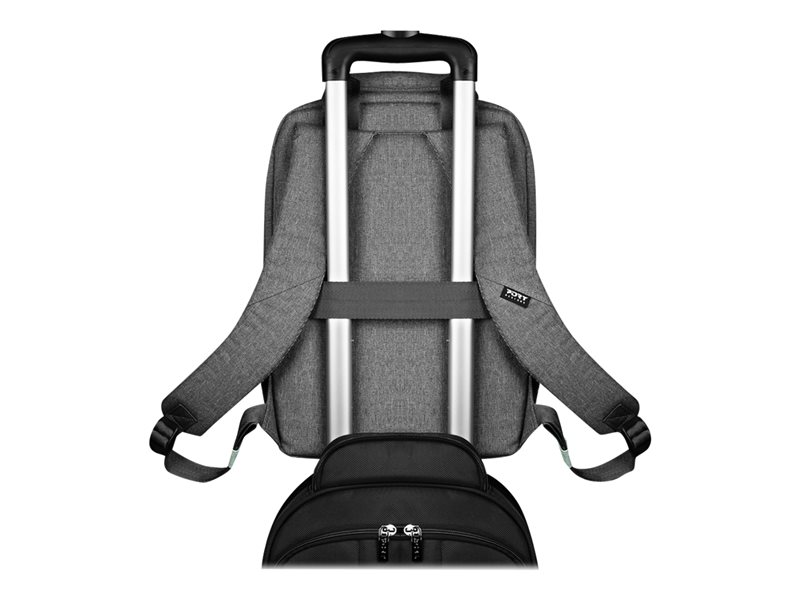 Port Designs Sac à dos YOSEMITE Eco 13/14 pouces 12 litres gris avec housse de protection