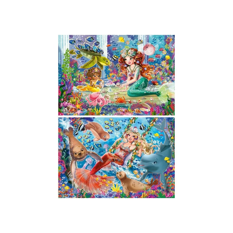 Puzzles 2x24 pièces : Les sirènes envoûtantes Ravensburger France - vue 10