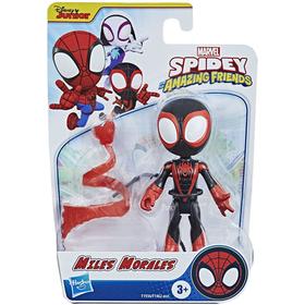 Marvel Spidey and His Amazing Friends Figurine de héros Miles Morales de 10 cm 1 Accessoire pour Enfants dès - vue 10