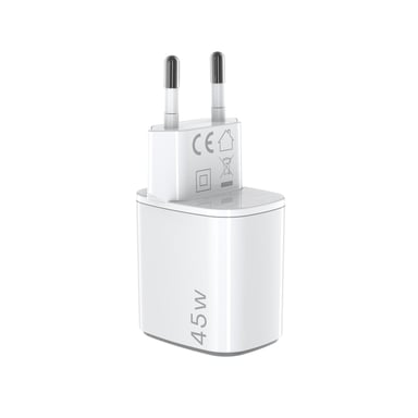 Celly UPTC2USBC45WWH chargeur d'appareils mobiles Universel Blanc Secteur Charge rapide Intérieure