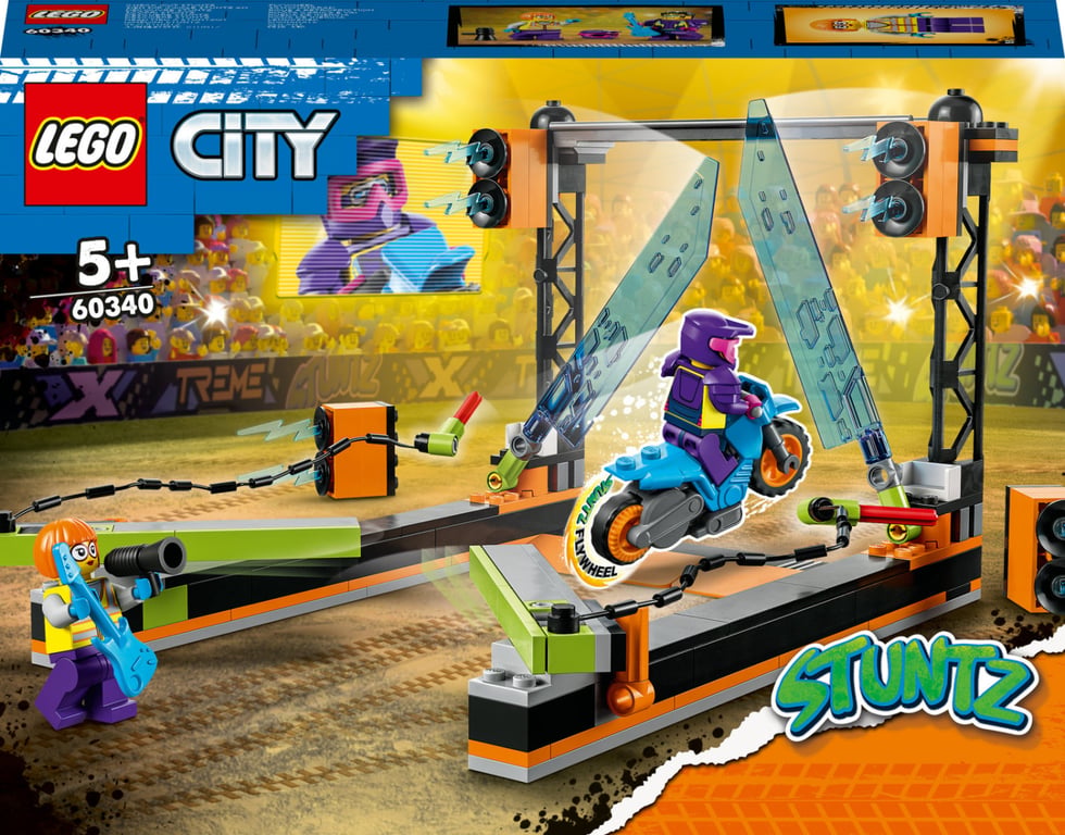 LEGO City Stuntz Défi Acrobatique Des Lames 60340 Set De Construction 154 Pièces À Partir De Neuf