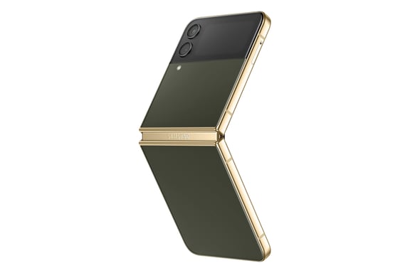 Samsung Galaxy Z Flip4 (Bespoke Edition) 5G 256 Go Or, Kaki, Débloqué