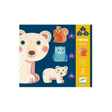 Primo Evolutionary Puzzle: Aventura animal en el bosque