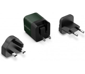 Caricabatterie Power Delivery - 20W - UE/UK/USA - Verde