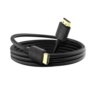 Swissten Cable HDMI 2.0 4K 60Hz TV, oro, 1m Negro