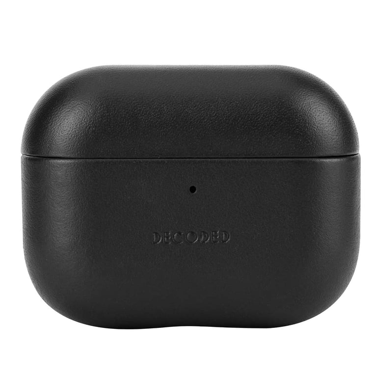 Coque pour AirPods Pro 3 en Cuir Design Élégant Série Aircase Noir - Neuf