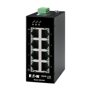 Tripp Lite NGI-U08 switch No administrado Gigabit Ethernet (10/100/1000) Negro