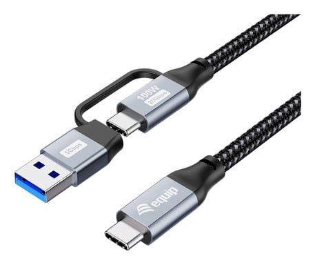 Equip 128433 cable USB USB 3.2 Gen 2x2 3 m USB A/USB C USB C Negro