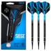 Fléchettes de Précision Siege 90% Tungstène 18g avec Accessoires