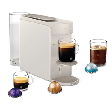 Machine à café capsule De'Longhi Vertuo Up ENV200.W compatible Nespresso Vertuo Blanc