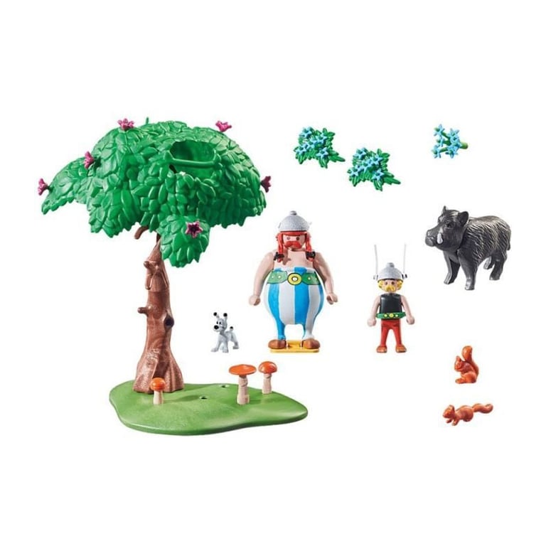 PLAYMOBIL - 71160 - Astérix : La chasse au sanglier - Neuf