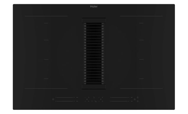 Haier I-Dual Series 6 HAIH82MTMCF Negro Integrado 80 cm Placa con zona de inducción 4 zona(s) Campana integrada