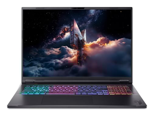 Acer Nitro 18 AI AMD AN18-61-R8R2 Copilot+ PC AMD Ryzen AI 9 365 Ordinateur portable 45,7 cm (18'') WQXGA 32 Go DDR5-SDRAM 1 To SSD NVIDIA GeForce RTX 5070 Ti Wi-Fi 6 (802.11ax) Windows 11 Home Noir