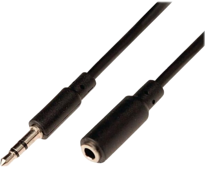NEDIS Stereo Audio Cable - 3.5 mm Male - 3.5 mm Female - 10 m - Noir