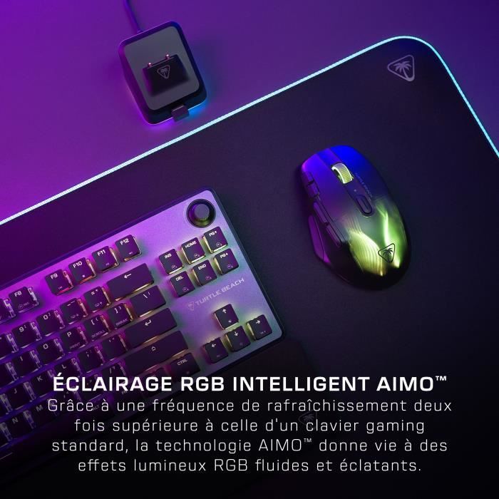 Clavier gaming RGB mécanique magnétique - TURTLE BEACH - Vulcan II TKL Pro - Noir - Neuf