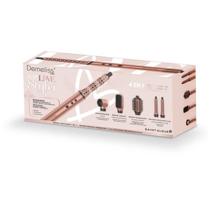 Brosse soufflante DEMELISS Air Flow Styler Love Edition Moteur BLDC 3 vitesses Fonction ionique Silencieuse - vue 4