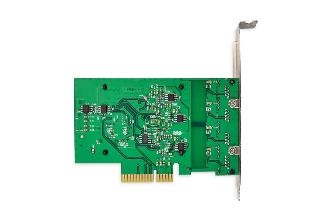 Digitus Carte réseau 4 ports 2 5 Gigabit Ethernet RJ45 PCI Express chipset Realtek Neuf - vue 4