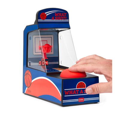Mini Borne d'Arcade Basket - Jouet Rétro Compact pour Amateurs de Basketball