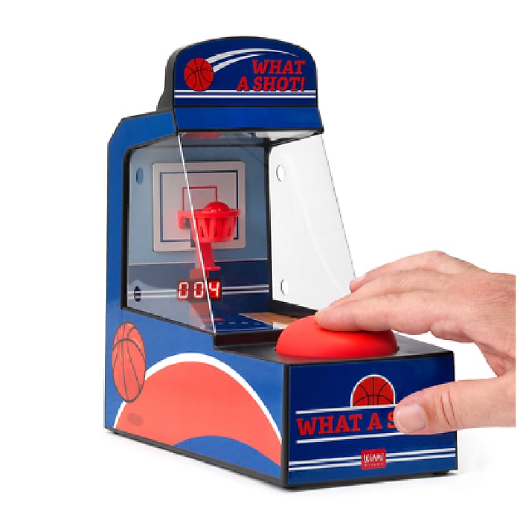 Mini Borne d'Arcade Basket Jouet Rétro Compact pour Amateurs de Basketball Neuf