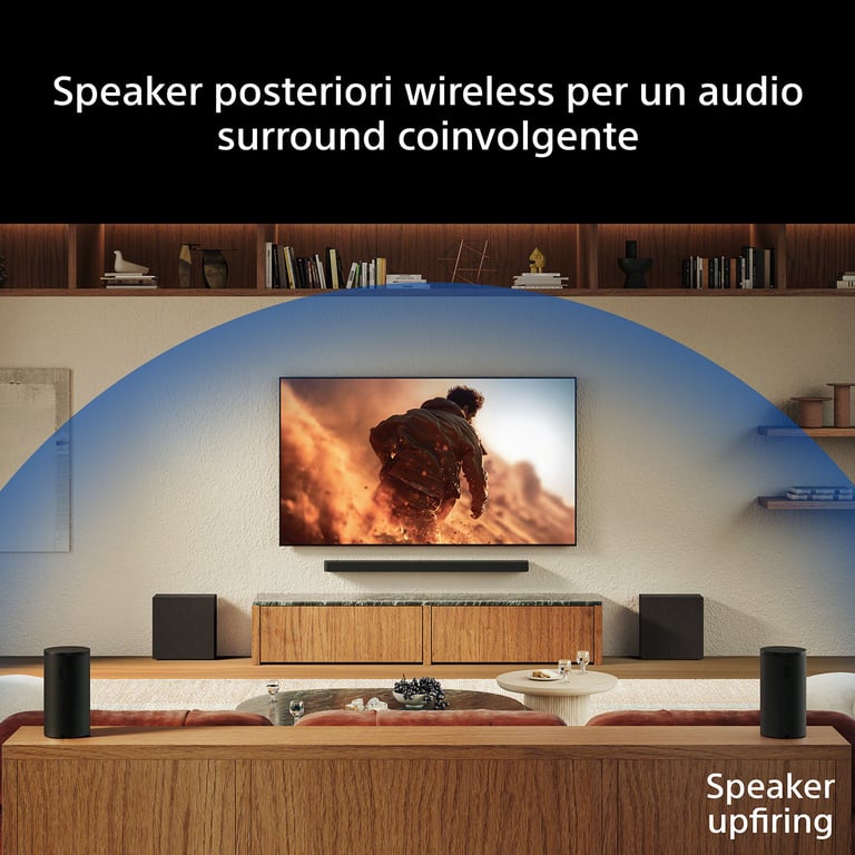 Enceintes Arrière Sans Fil Sony BRAVIA Theatre Rear 9 – 180W, Compatibles Home Cinéma - vue 6