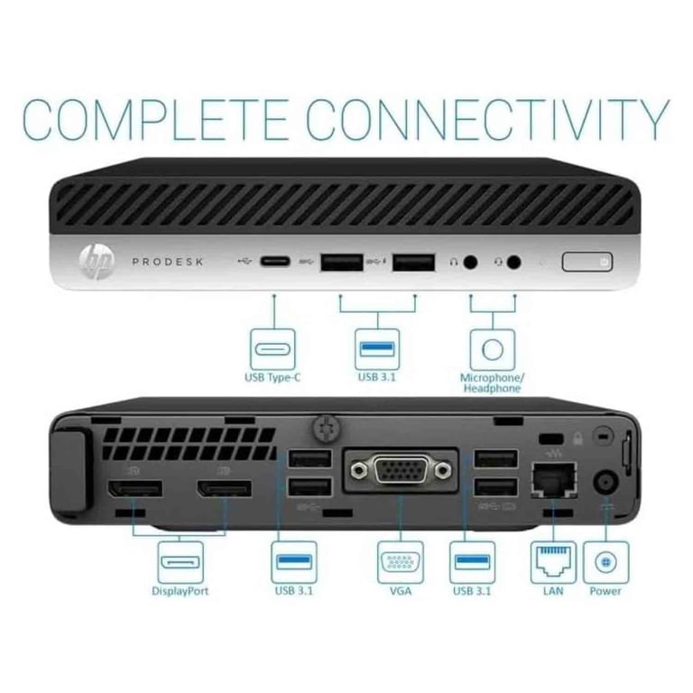 HP 600 G4 Noir Reconditionné - vue 3