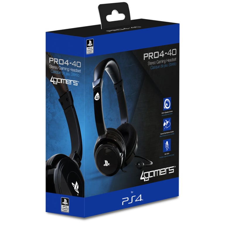 SONY DADC 4 GAMERS CASQ P4 PRO4 40 PS4 - vue 3