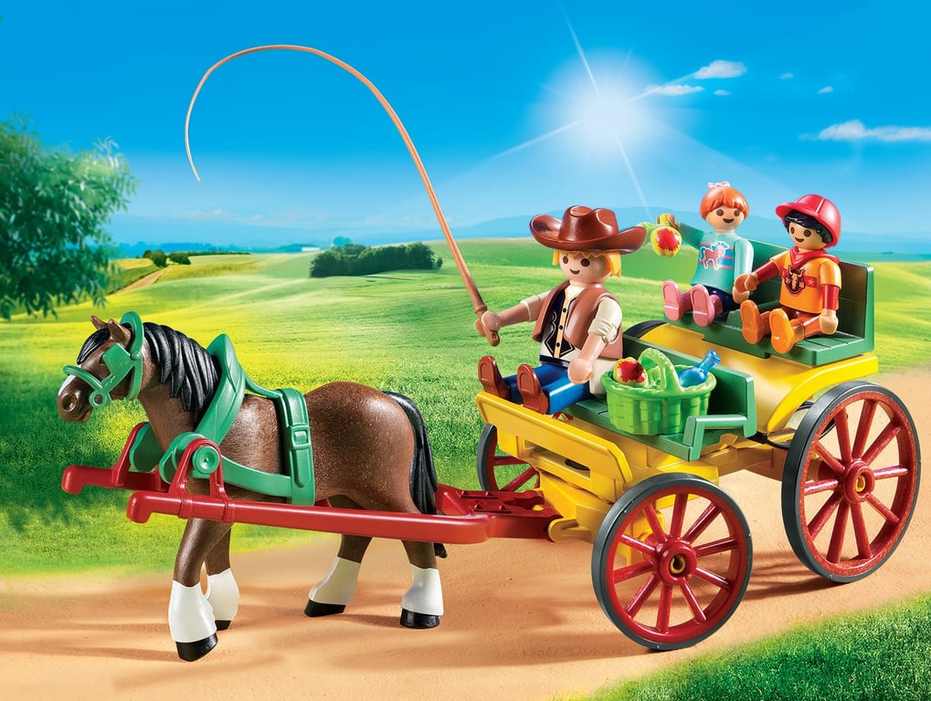 Playmobil 6932 Calèche Avec Attelage - vue 3