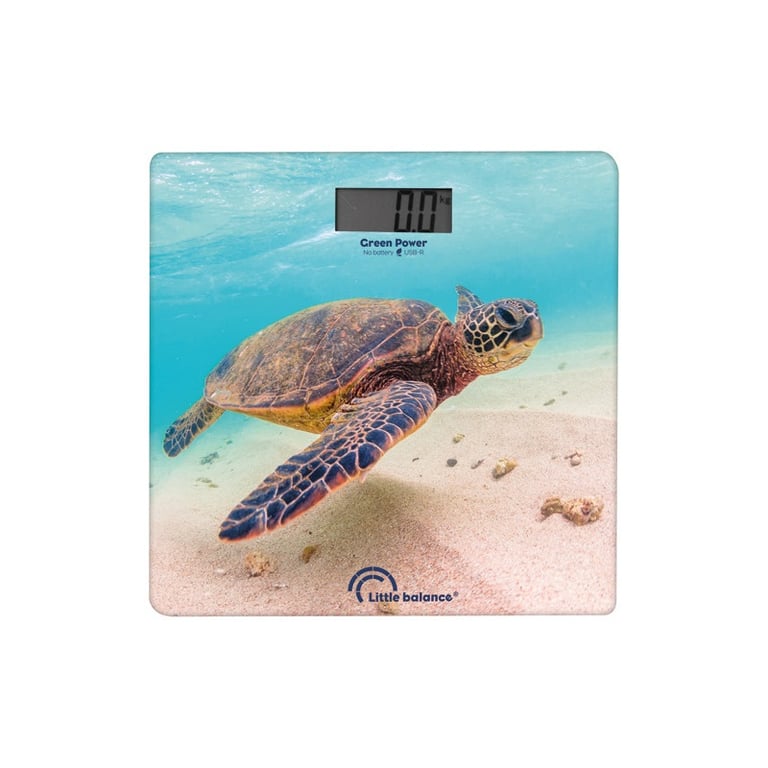 Pèse personne électronique LITTLE BALANCE 8653 USB 180 kg / 100 g Motif tortue - vue 3