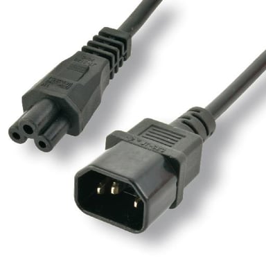 MCL C14/C5 power cord - 1m Negro C14 acoplador C5 acoplador