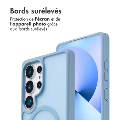 imoshion Coque Color Guard avec MagSafe pour Samsung Galaxy S25 Ultra - Bleu clair