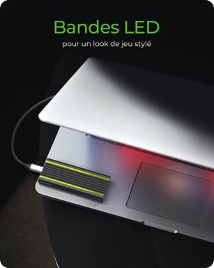 ICY BOX IB-1824ML-C31 Enceinte ssd Noir M.2