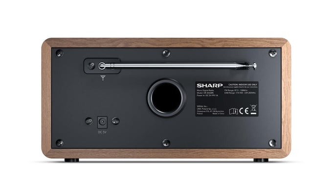 Sharp DR-450 Personnel Numérique Marron, Acier inoxydable - Neuf Marron - vue 3