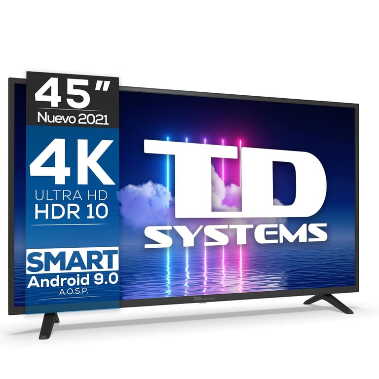 TV intelligente TD Systems K45DLJ12US 45 4K Ultra HD LED HDR10 Android TV 9.0