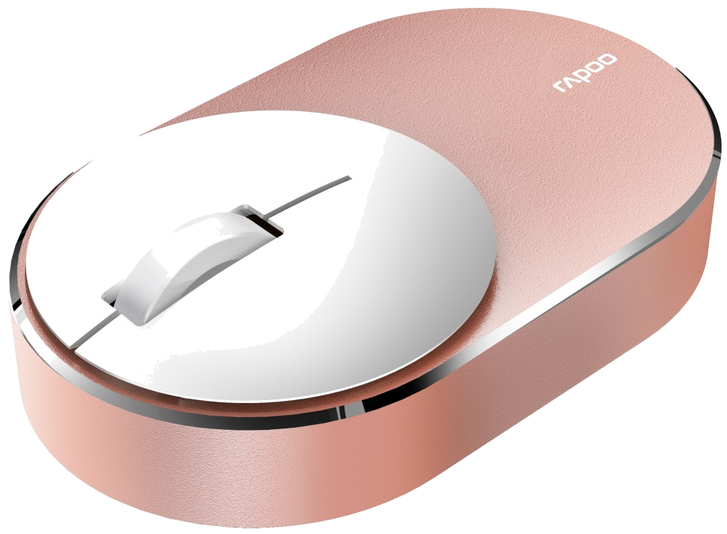 Souris optique sans fil multimode M600 Mini Silent , Or Rose
