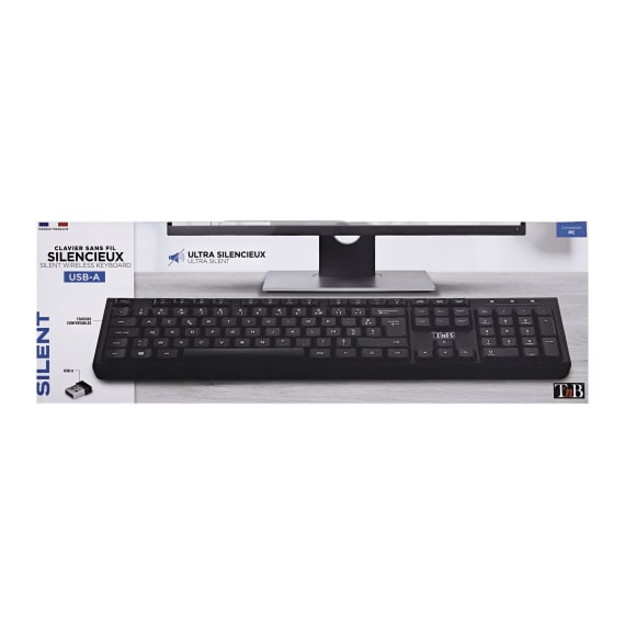 T'nB KBSILENT clavier RF sans fil AZERTY Neuf - vue 2
