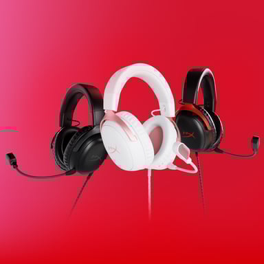 HyperX Cloud III - Auriculares gaming (blancos/rosas)