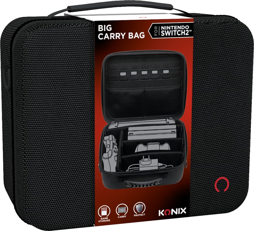 Sacoche de transport Konix pour Nintendo Switch™ 2 et Nintendo Switch™ modèle OLED - vue 3