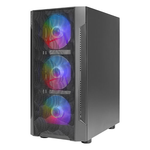 Antec NX Series NX260 Mid tower ATX panneau latéral fenêtré verre trempé pas d'alimentation USBAudio - vue 5