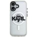 Karl Lagerfeld IML Karl Sketch Logo Funda MagSafe para iPhone 17 transparente